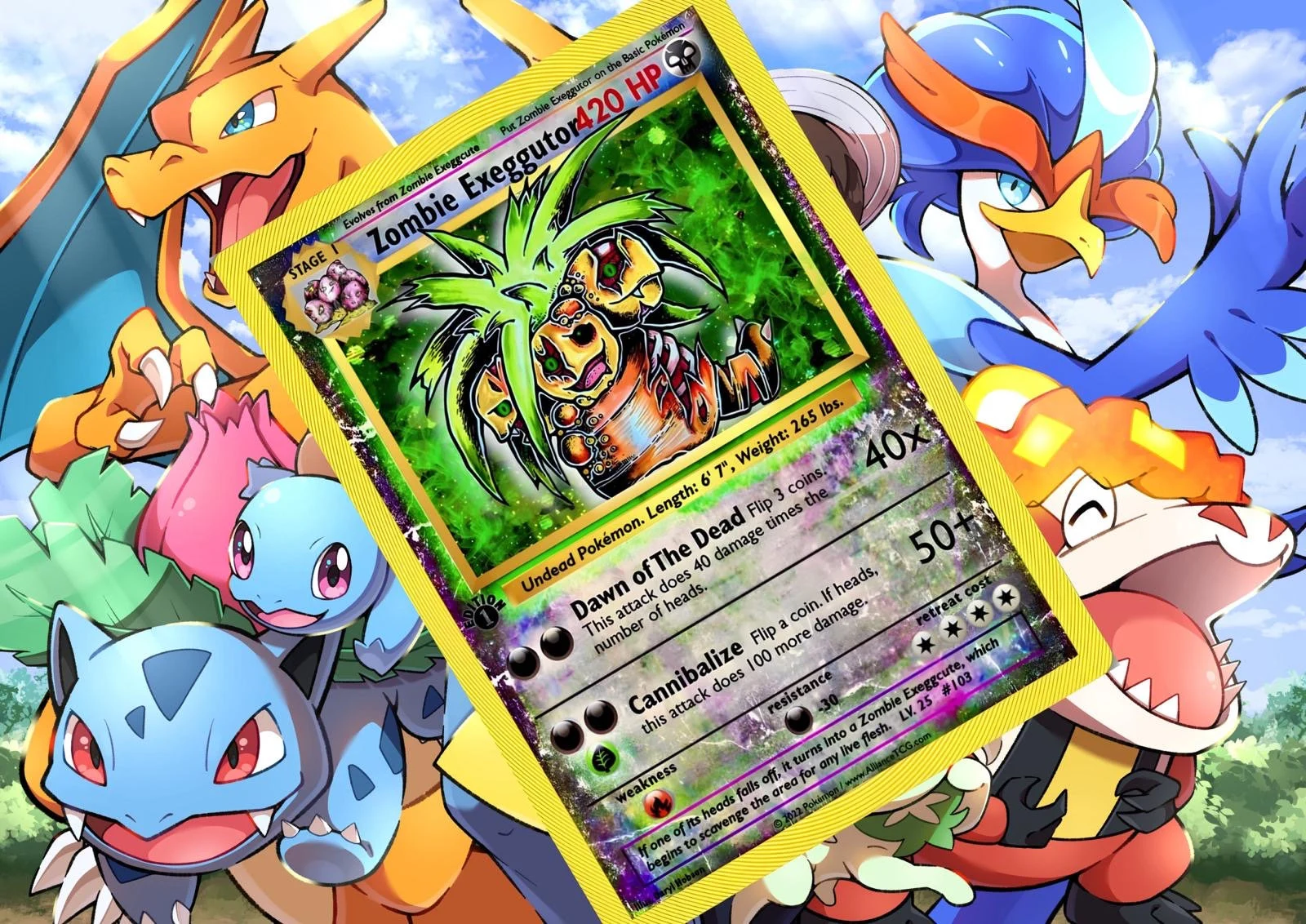 Exeggutor PokéTrivia Card: Coconut Pokémon