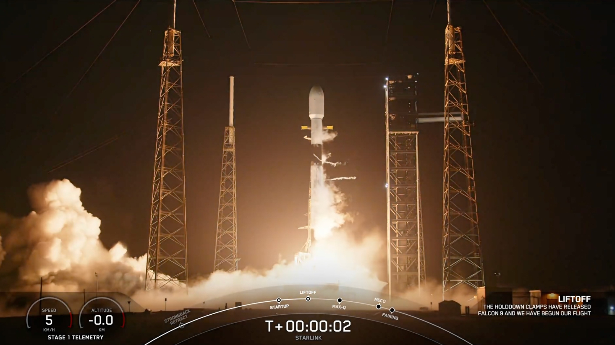 SpaceX launches Starlink 10-34 mission from Cape Canaveral Space Force Station in Florida